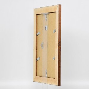 Marco de madera efecto 2400 marrón 23x70 cm cristal acrílico
