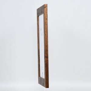 Marco de madera efecto 2400 marrón 23x70 cm cristal acrílico