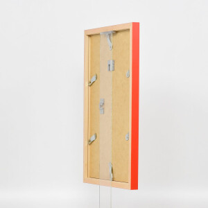 Marco de madera Top Cube 23x70 cm cristal de museo rojo