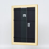 Efecto marco barroco de madera perfil 37 oro antiguo 23x70 cm cristal de museo