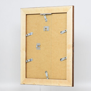 Marco de madera efecto 2400 marrón 23x70 cm cristal de museo