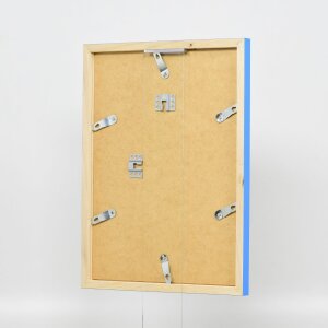 Marco de madera Top Cube 24x30 cm cristal Antireflex azul