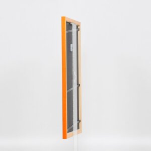 Efecto marco de madera perfil 89 salmón 24x30 cm cristal acrílico