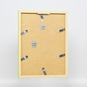 Marco de madera Top Cube 24x30 cm cristal de museo verde