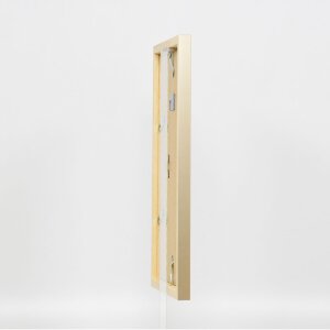 Marco de madera Top Cube 25x30 cm dorado cristal normal