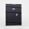 Efecto marco de madera perfil 23 azul 25x30 cm cristal antirreflejos