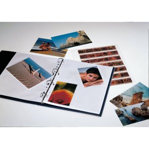 Fundas visibles de fotófano 20x30cm negro 10 fundas