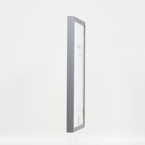 Efecto marco de madera perfil 35 antracita 25x30 cm cristal de museo