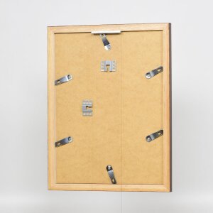 Marco de madera efecto palisandro Top N 25x30 cm cristal de museo