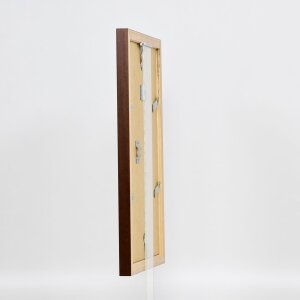 Marco de madera efecto palisandro Top N 25x30 cm cristal de museo