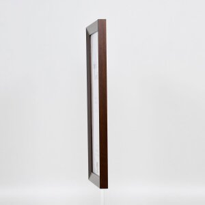Marco de madera efecto palisandro Top N 25x30 cm cristal de museo