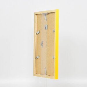 Marco de madera Top Cube 25x35 cm cristal acrílico amarillo