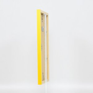 Marco de madera Top Cube 25x35 cm cristal acrílico amarillo