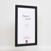 Efecto Marco de madera Top N negro 25x35 cm Cristal antirreflejo