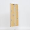 Efecto marco de madera perfil 35 marrón claro 25x35 cm cristal normal + separador