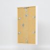 Efecto marco de madera perfil 35 blanco 25x35 cm cristal normal + separador