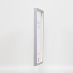 Efecto marco de madera perfil 35 gris claro 25x35 cm cristal normal + separador