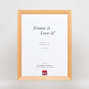 Marco de madera efecto Top N abedul 25x35 cm cristal de museo