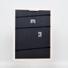 Marco efecto madera perfil 2070 cristal museo 25x35 cm blanco