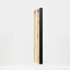 Efecto marco de madera perfil 35 negro 25x50 cm cristal normal