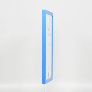Marco de madera Top Cube 25x50 cm cristal azul antirreflejos