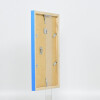 Marco de madera Top Cube 25x50 cm cristal azul antirreflejos