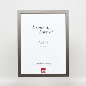 Marco de madera Top Cube 25x50 cm cristal platino antirreflejos