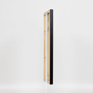 Marco de madera Effect Perfil 2070 Vidrio de museo 25x50 cm negro