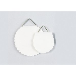 Colgador de cuadros 45mm soluble en agua engomado 6 uds.