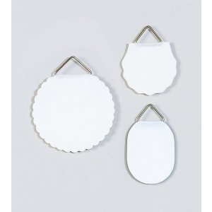 Colgador de cuadros 45mm soluble en agua engomado 6 uds.