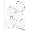 Colgador de cuadros 45mm soluble en agua engomado 6 uds.