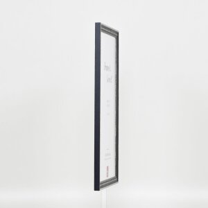 Efecto Marco de madera Perfil 38 gris 25x60 cm Cristal normal