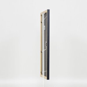 Efecto Marco de madera Perfil 38 gris 25x60 cm Cristal normal