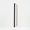 Efecto marco de madera perfil 23 rojo 25x60 cm cristal antirreflejo