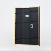 Efecto marco de madera perfil 23 marrón claro 25x60 cm cristal antirreflejos