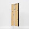 Efecto marco de madera perfil 33 negro 25x60 cm cristal normal