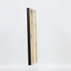 Efecto marco de madera perfil 33 negro 25x60 cm cristal normal