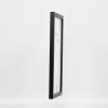 Efecto marco de madera perfil 33 negro 25x60 cm cristal normal