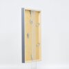 Efecto marco de madera perfil 35 antracita 25x60 cm cristal antirreflejo