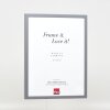 Efecto marco de madera perfil 35 antracita 25x60 cm cristal antirreflejo