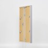 Efecto marco de madera perfil 35 gris claro 25x60 cm cristal normal + separador