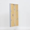 Efecto marco de madera perfil 35 gris claro 25x60 cm cristal normal + separador