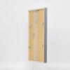 Efecto marco de madera perfil 35 antracita 25x60 cm cristal normal + separador
