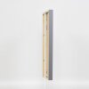 Efecto marco de madera perfil 35 antracita 25x60 cm cristal normal + separador