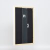 Efecto marco de madera perfil 2210 blanco 25x60 cm cristal de museo