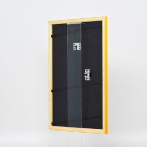 Efecto Marco de madera Perfil 89 marrón claro 25x60 cm Vidrio de museo
