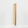 Marco efecto madera perfil 33 roble 25x60 cm cristal museo