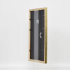 Efecto marco de madera perfil 2070 vidrio museo 25x60 cm oro