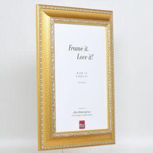 Efecto marco barroco perfil 31 oro 25x60 cm cristal de museo