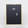 Efecto marco de madera perfil 2210 negro 25x70 cm cristal normal